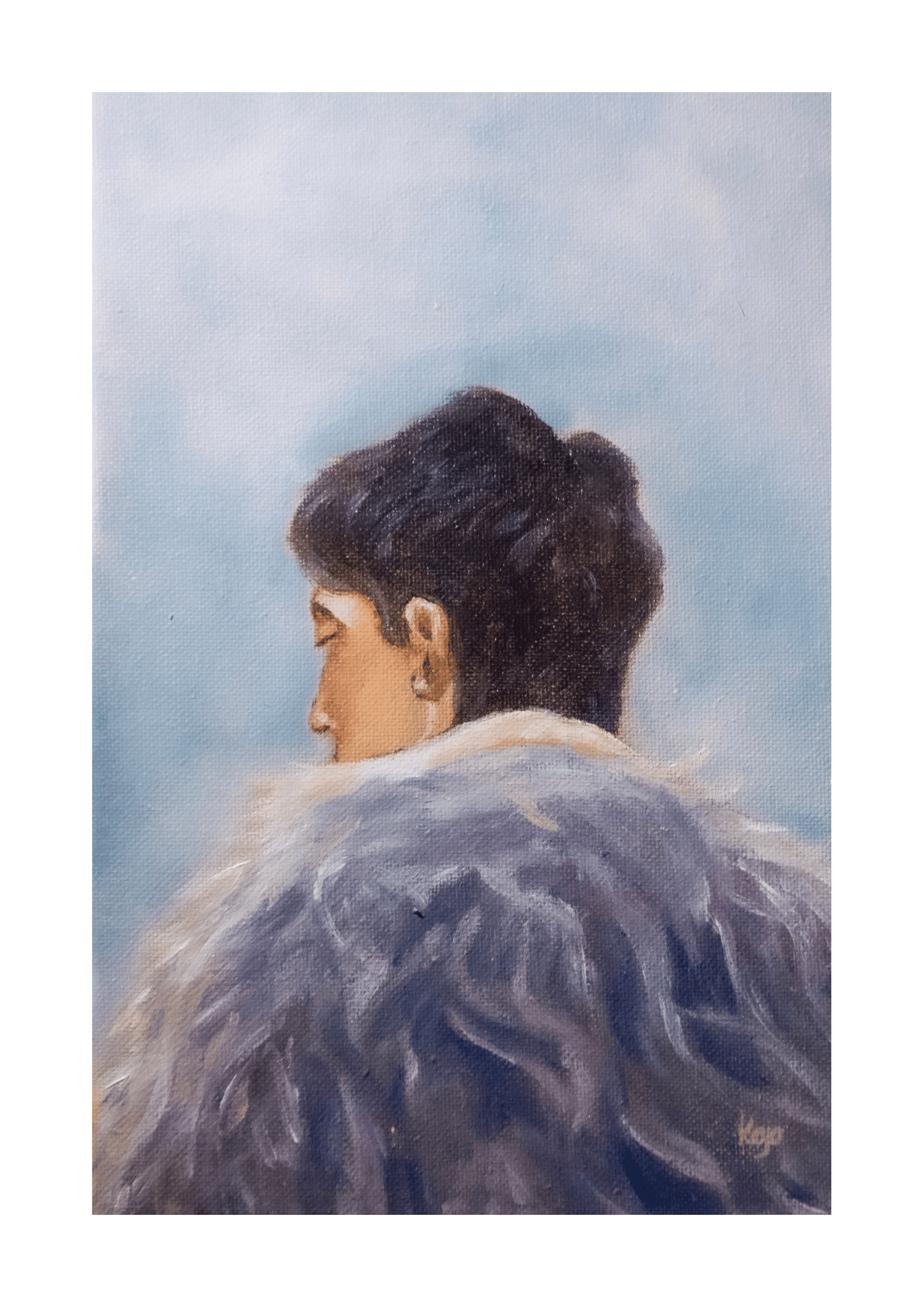 Winterglühen | Kunstdruck