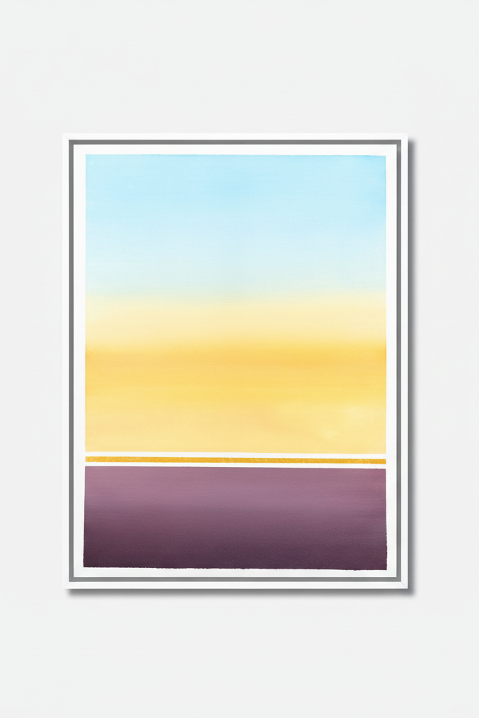 Ionian Morning met extra dunne witte lijst