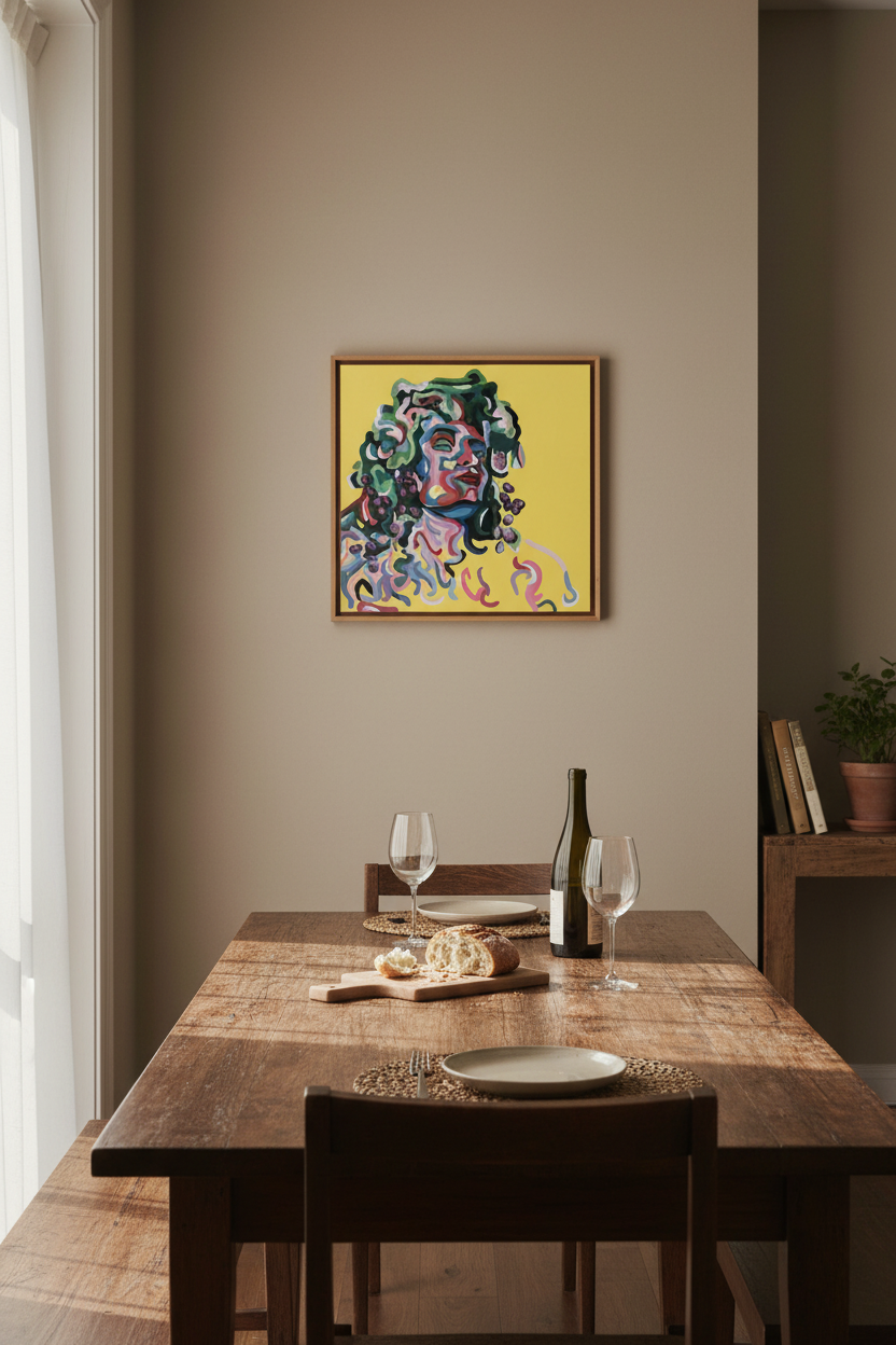 Rituals of Bacchus in natuurlijke eetruimte met wijn